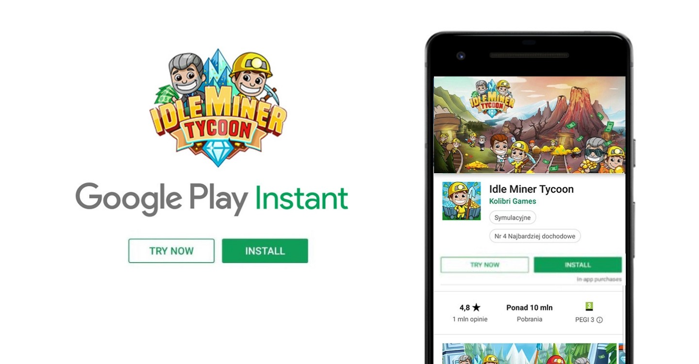 Idle Miner Tycoon - Google Play Instant